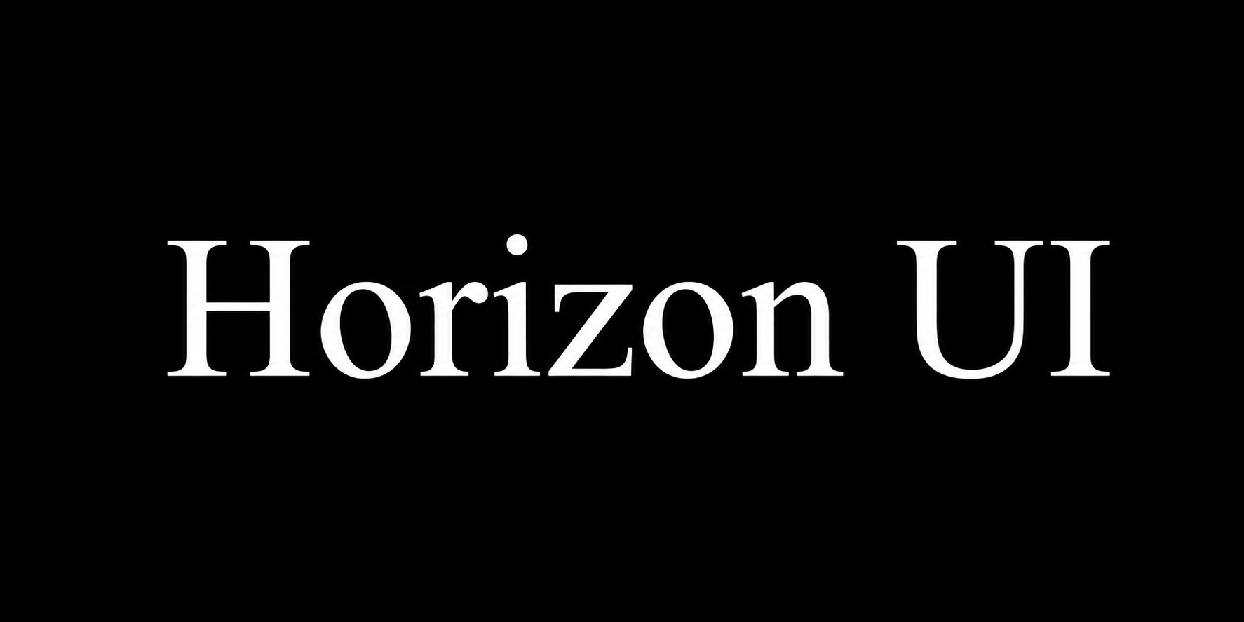 Horizon UI thumbnail